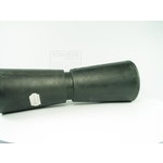 Gummirolle Kielrolle Form V Schwarzer Gummi, <p>bohrung: 16 Mm<p>länge: 290 Mm<p>durchmesser: 94/61 Mm